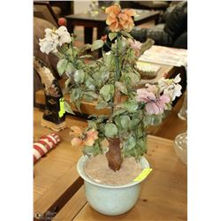 ESTATE STONE FLOWER TREE