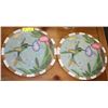 Image 1 : PAIR OF WALL HANGING BIRD PLAQUES
