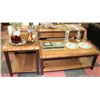 Image 1 : SHOWHOME PINE COFFEE TABLE SOLD WITH 2 END TABLES
