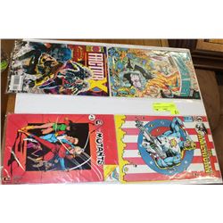 LOT OF 4 ASSORTED #1 COLLECTORS COMICS