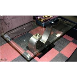 SHOWHOME GLASSTOP COFFEE TABLE