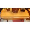 Image 1 : SOLID WOOD DROP LEAF COFFEE TABLE 37” X 15”