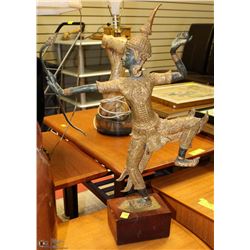 SOLID CAST IRON STATUETTE ON CHOICE