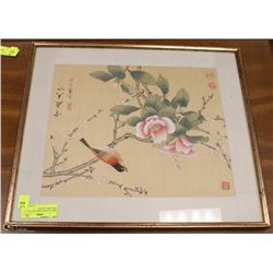 BIRD & FLOWER BIRD ON A PEACH TREE TWIG. ALBUM