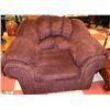 Image 1 : SINGLE FABRIC BURGUNDY COLOR CHAIR