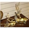 Image 1 : PAIR OF BRASS REINDEER