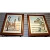 Image 1 : LOT OF 2 FRAMED PRINTS