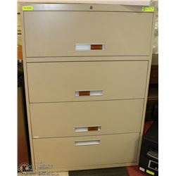 4 DRAWER LATERAL FILING CABINET