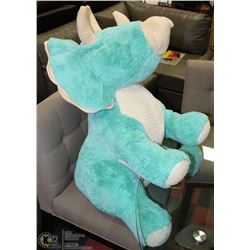 NEW WITH TAGS LARGE PLUSH TRICERATOPS