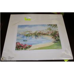 BERMUDA PRINT (MANGROVE BAY) ARTIST SIGNED - C.