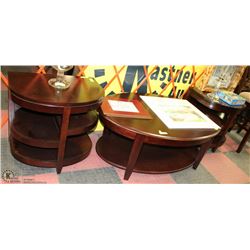 50" X 32" X19" OVAL COFFEE TABLE WITH
