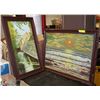 Image 1 : LOT OF 2 SIGNED CANVAS PAINTINGS