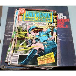 LOT OF 20X 1970'S MILITARY COMICS AND 10 VINTAGE