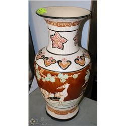 ASIAN STYLE VASE 21"H