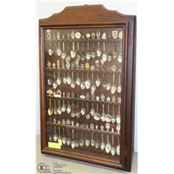 268) LARGE COLLECTION OF SPOONS