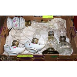 ESTATE MINI OIL LAMP COLLECTION