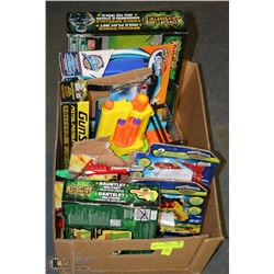 LARGE BOX OF MISC TOYS, SOME LEGO