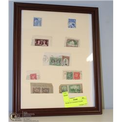 FRAME OF CANADIAN STAMPS