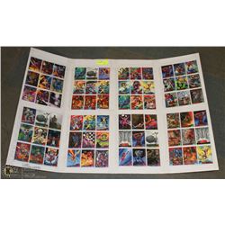 LOT OF ASSORTED COLLECTIBLE XMEN CARDS