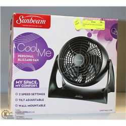 SUNBEAM TWO SPEED BLIZZARD FAN