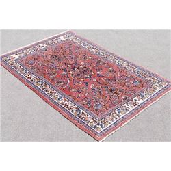 Very beautiful flowing floral medallion Persian Sarouk Rug
