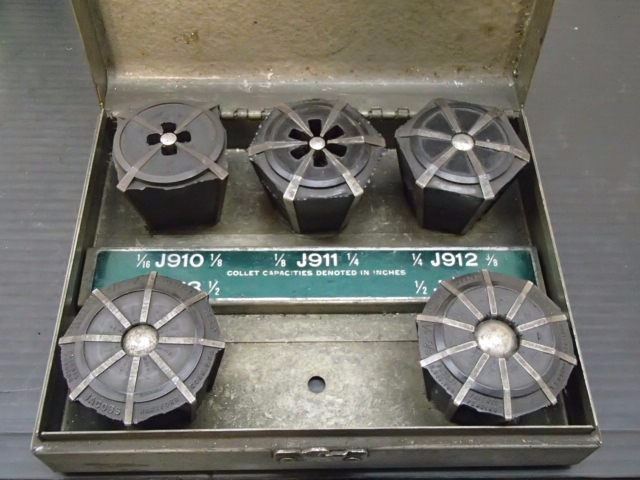 Jacobs Rubber Flex Lathe Collets, See Pics for Sizes - BTM Industrial