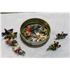 Image 1 : TIN OF VINTAGE "DETAIL" MADE IN ENGLAND FIGURES