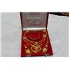 Image 1 : GOLD TONE EASTERN JEWELLRY IN CASE