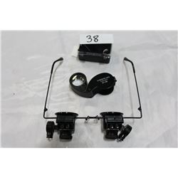 JEWELLERS GLASSES AND LOUPE