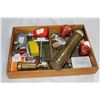 Image 1 : TRAY OF VINTAGE COLLECTIBLES AND BOTTLE OPENERS