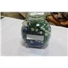 Image 2 : GLASS JAR OF MARBLES