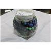 Image 2 : GLASS JAR OF MARBLES