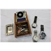 Image 1 : MENS WATCHES TIE CLIPS BUCKLE ETC