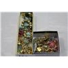 Image 1 : VINTAGE BEADED JEWELLRY AND BOX OF ASSORTED JEWELLRY