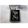 Image 1 : THREE STERLING SILVER PENDANTS IN BLACK BOX