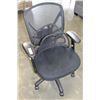 Image 1 : BLACK ROLLING OFFICE CHAIR AND TWO BACK RESTS