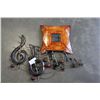 Image 1 : METAL MUSICAL WALL HANGINGS AND MIRRORED WALL HANGING