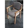 Image 1 : MAPLE UPOLSTERED ARMCHAIR