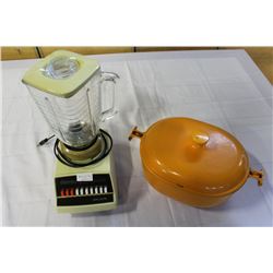 CAST IRON PANS BLENDER ETC
