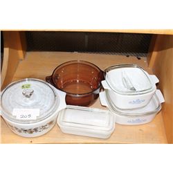 LOT OF PYREX BAKEWARE