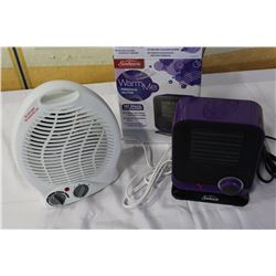 TWO PERSONAL HEATERS