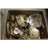 Image 1 : LOT OF BRASS AND SILVER PLATE ITEMS