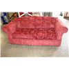 Image 1 : RED UPOLSTERED DESIGNER SOFA