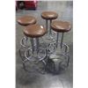 Image 1 : SET OF FOUR BARSTOOLS