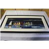 Image 1 : FRAMED OIL ON CANVAS "SAILBOATS ON WATER"