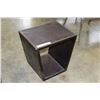 Image 2 : LEATHER TWO TIER ENDTABLE