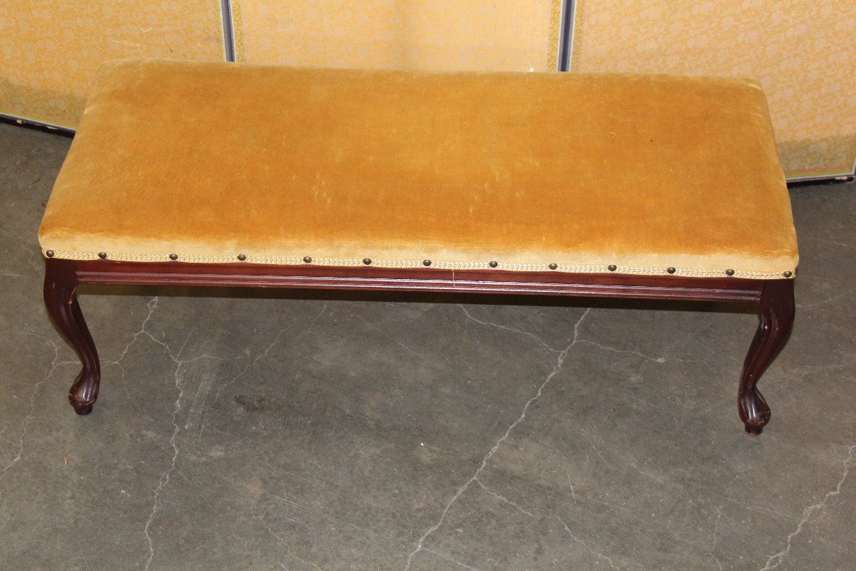 Queen Anne Fireside Bench
