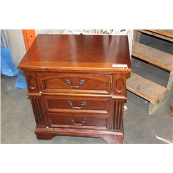 MAHOGANY FINISH NIGHTSTAND