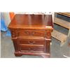 Image 1 : MAHOGANY FINISH NIGHTSTAND