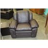 Image 1 : BRAND NEW ASHLEY FURNITURE BROWN LEATHER ARMCHAIR
